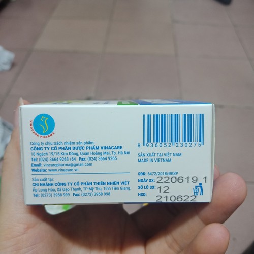 Viên ngậm Hobezut không đường hộp 5 vỉ x 4 viên