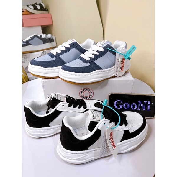 Giày sneaker ulzzang Hàn Quốc, Unisex, bigsize, giày thể thao Mistery hottrend 2022