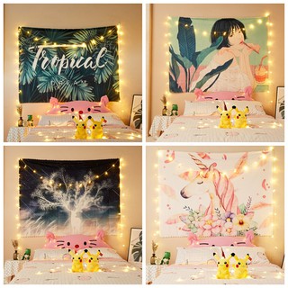 Vải treo tường trang trí phòng decor họa tiết đẹp(150*130, có TẶNG kèm bộ móc treo (HÀNG LOẠI 1)