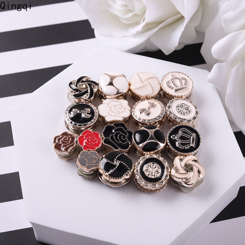 Cài áo khăn choàng Miss Zoe phong cách Hồi giáo đính đá từ tính an toàn chống trượt dùng làm quà tặng dành cho nữ