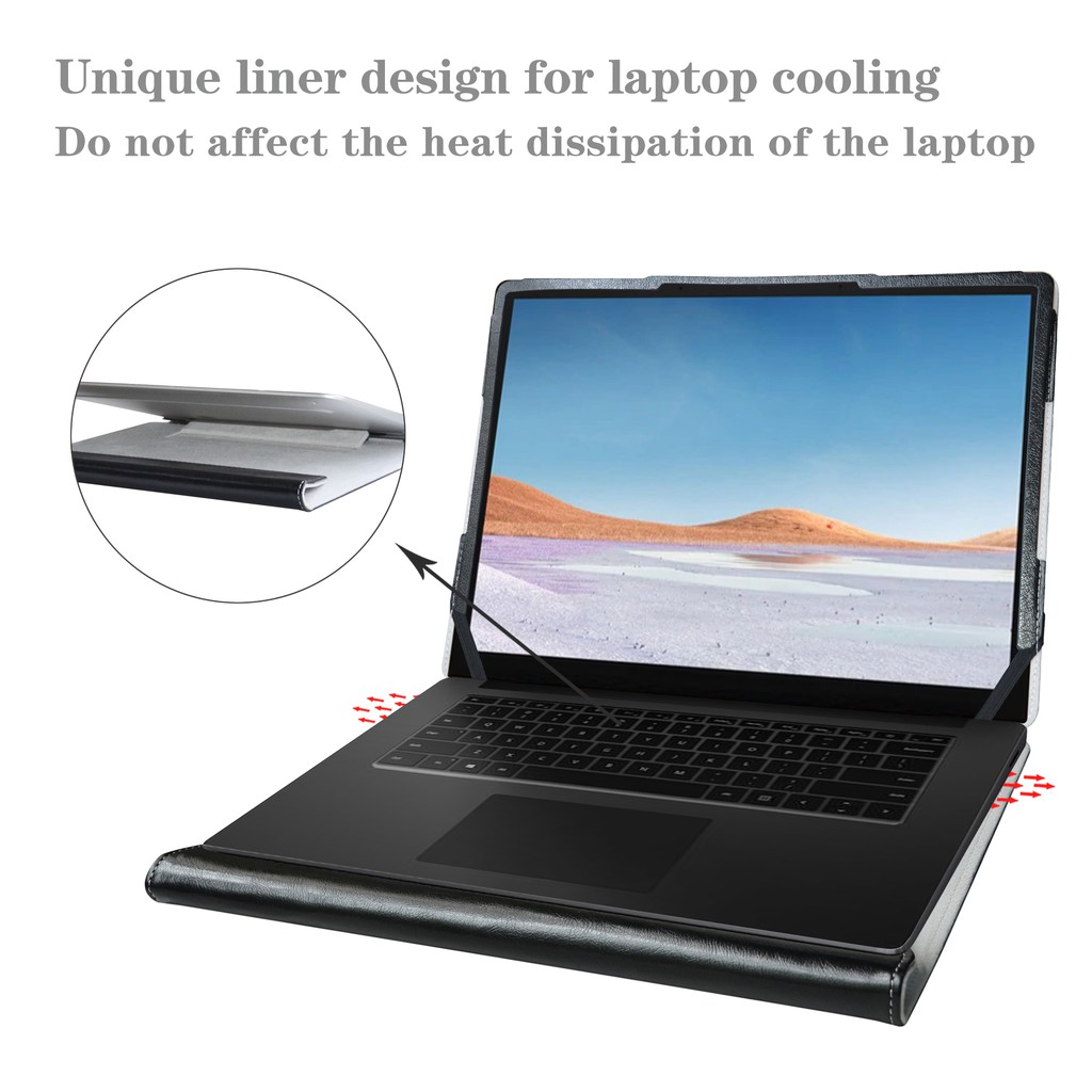 Bảo Vệ Bao Da Máy Tính Bảng Bề Mặt Nhám Bảo Vệ Cho Microsoft Surface Laptop 3 15 Series 13.5 Inch 1 2 3