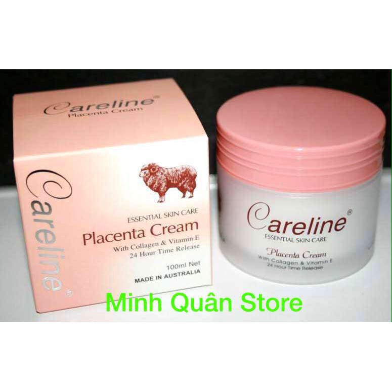 Kem Dưỡng Da Nhau Thai Cừu Careline Úc - Careline Placenta Cream With Collagen & Vitamin E