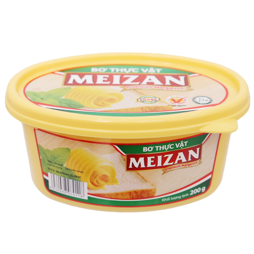 Bơ Thực Vật Meizan 200g Làm Bắp Rang Bơ Ngon Tại Nhà Như Rạp Chiếu Phim