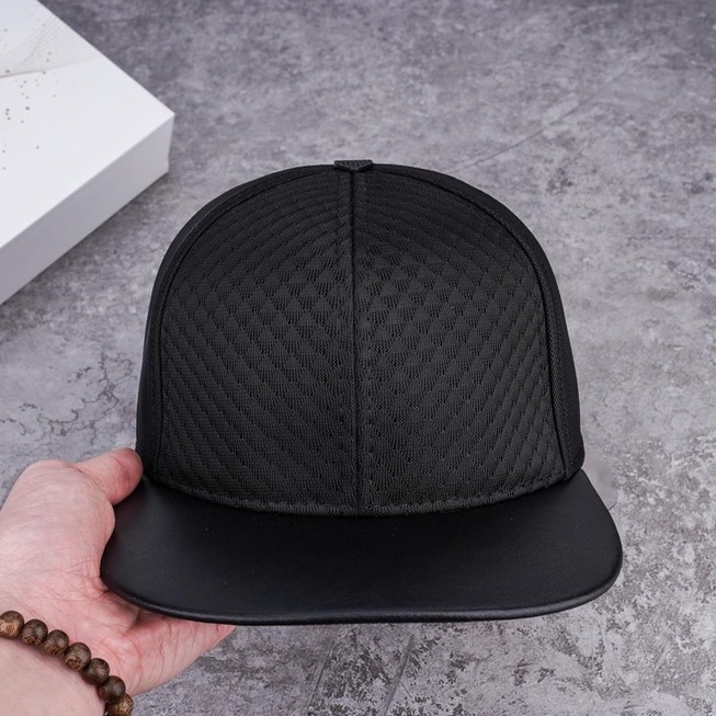Nón Sơn snapback chính hãng dành cho nam chất liệu phối da cao cấp MC230 - Hùng Nón Hiệu