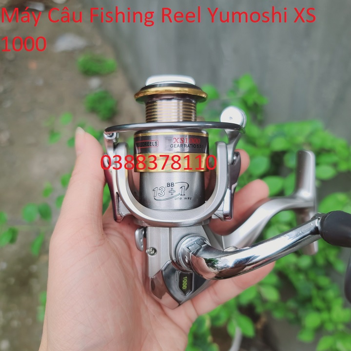 Máy Câu Cá Fishing Reel Yumoshi XS 1000 Chuyên Câu Lure, Suối