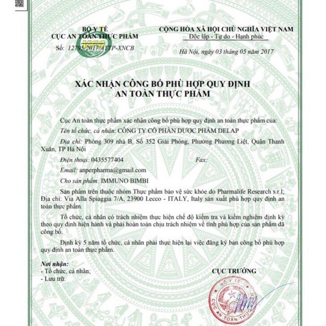 [GIÁ GỐC] IMMUNO fitobimbi - Thảo dược tăng đề kháng cho bé yêu - Chai 200ml