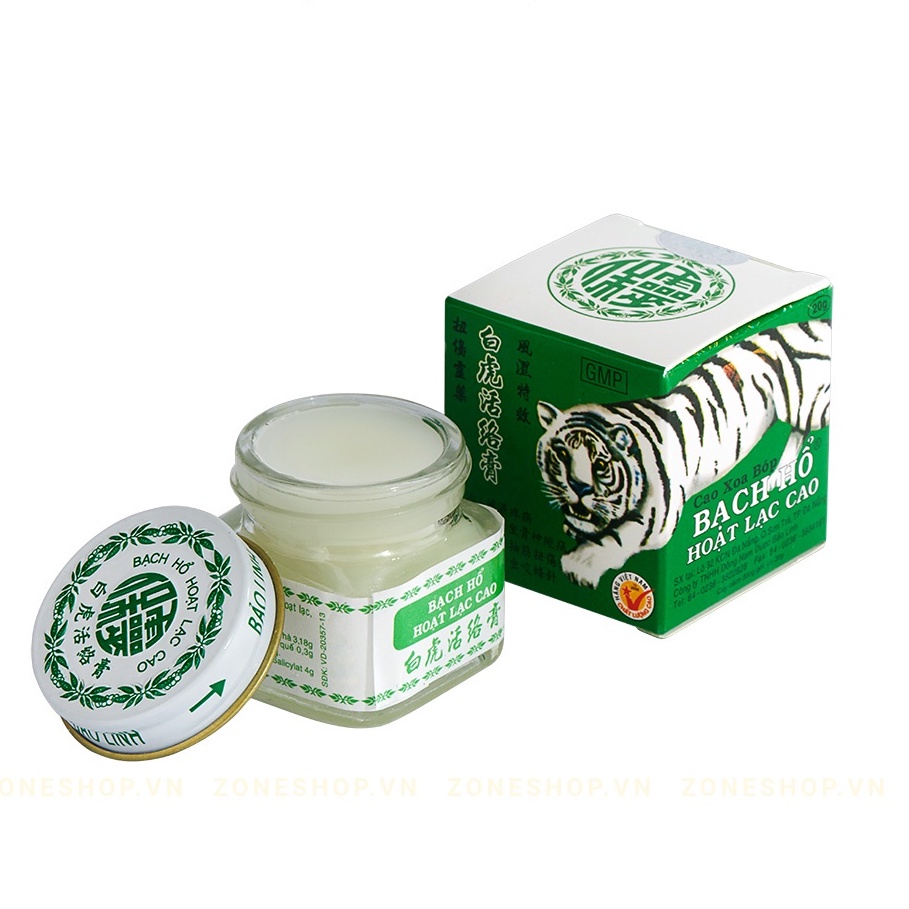 Cao Xoa Bóp Bạch Hổ Hoạt Lạc Cao BẢO LINH 20 gram, dầu xoa bóp Bảo Linh