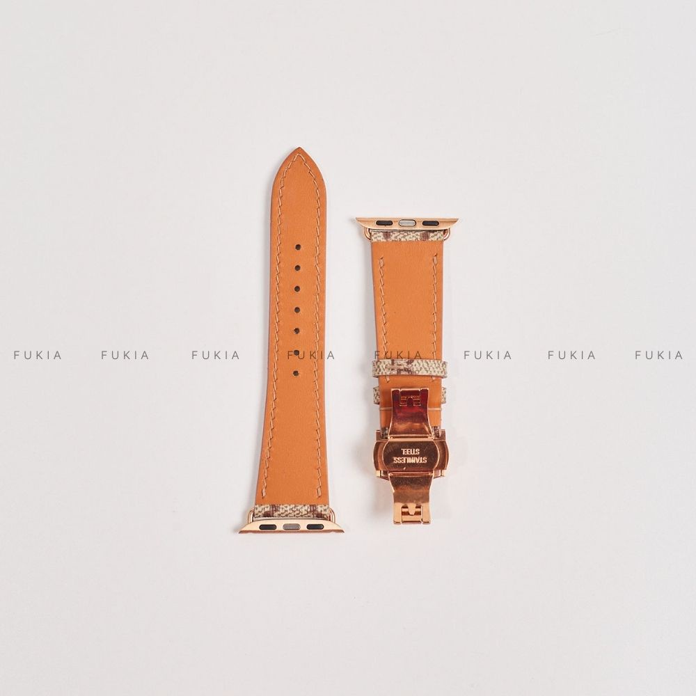 Dây da thủ công G.C dành cho Apple Watch đồng hồ thông minh Series 1/2/3/4/5/6/7/SE FUKIA DDTC232