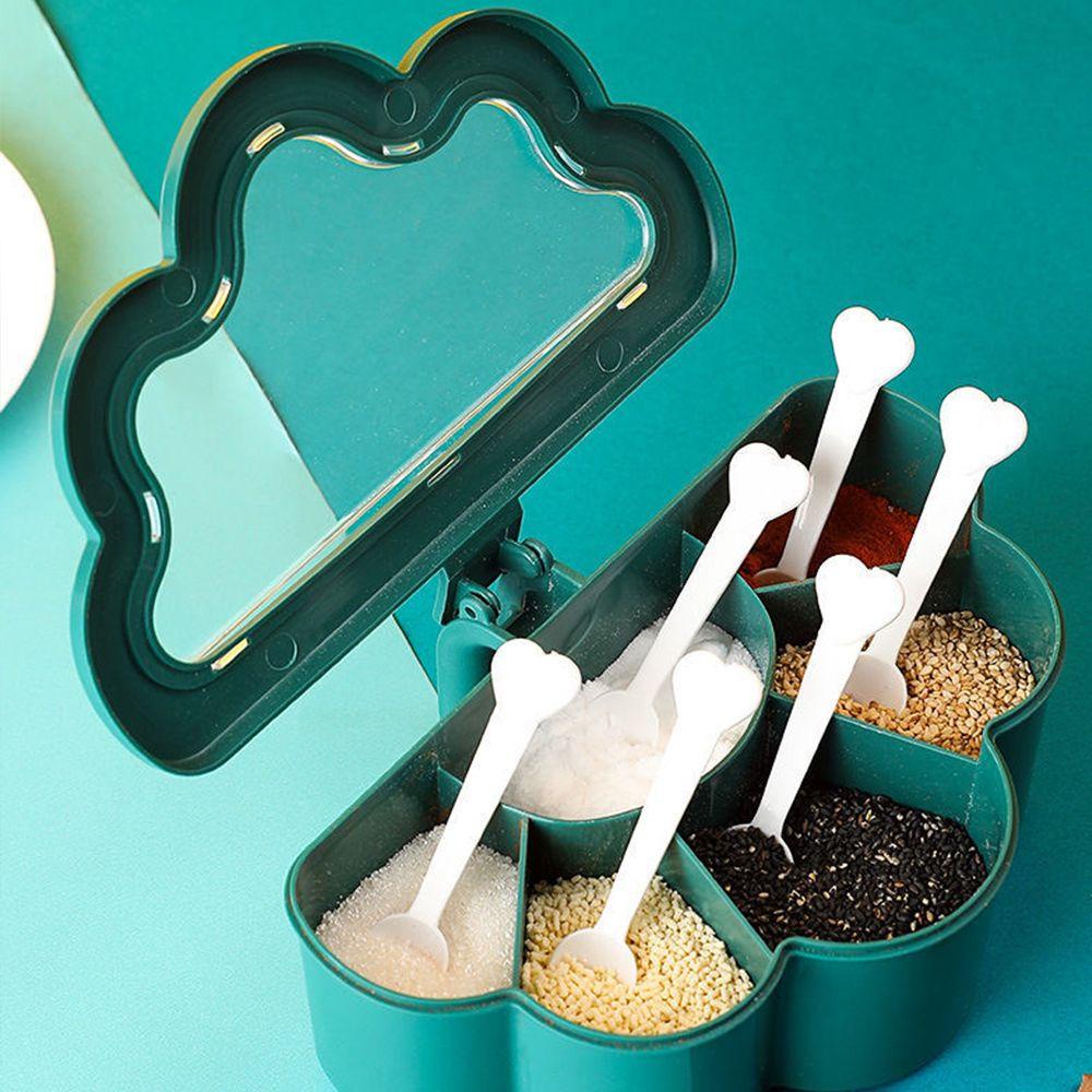 Hộp Đựng Gia Vị Nhiều Ngăn Tiện Dụng Cho Nhà Bếp