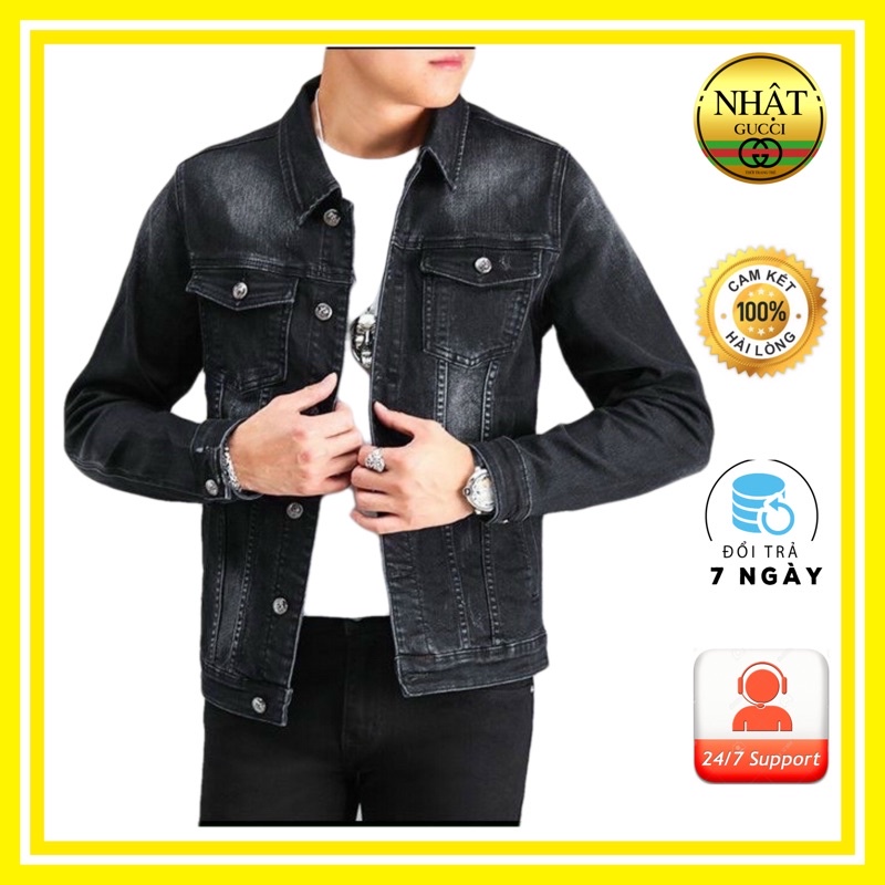áo khoác jeans nam MS9