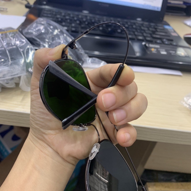 Kính Rayban gọng dẻo rêu gọng đen | BigBuy360 - bigbuy360.vn