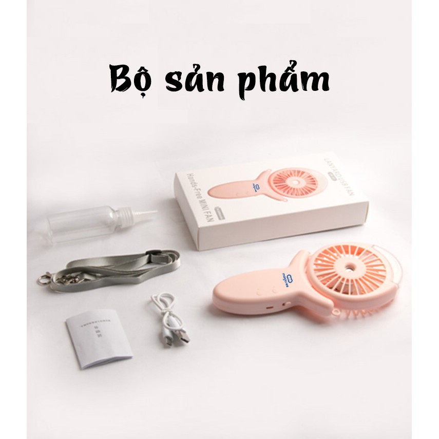 Quạt phun sương cầm tay mini đa năng Magicsee tích hợp 6 trong 1