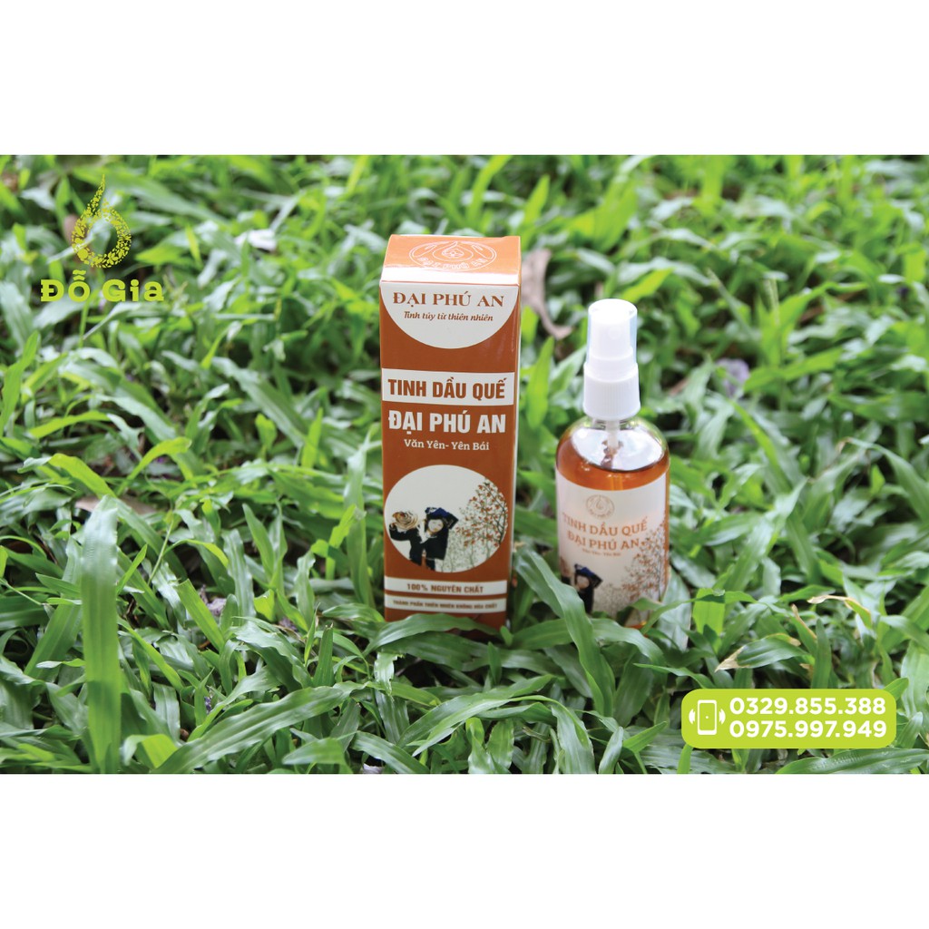 [CHÍNH HÃNG]Tinh dầu Quế nguyên chất 100ml - Một sản phẩm của Đại Phú An