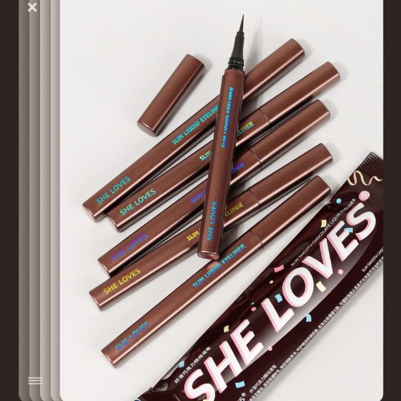 [Hàng mới về] Kẻ mắt SHE LOVES chống thấm nước trang điểm lâu phai 6 màu tùy chọn