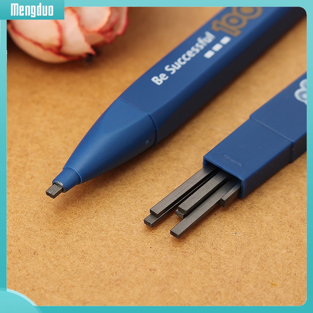 Bộ bút chì ngòi bấm 2B + hộp 6 ngòi chì để thay thế