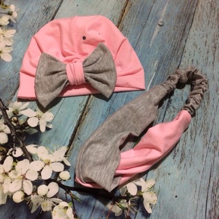 Set turban mẹ bé ct