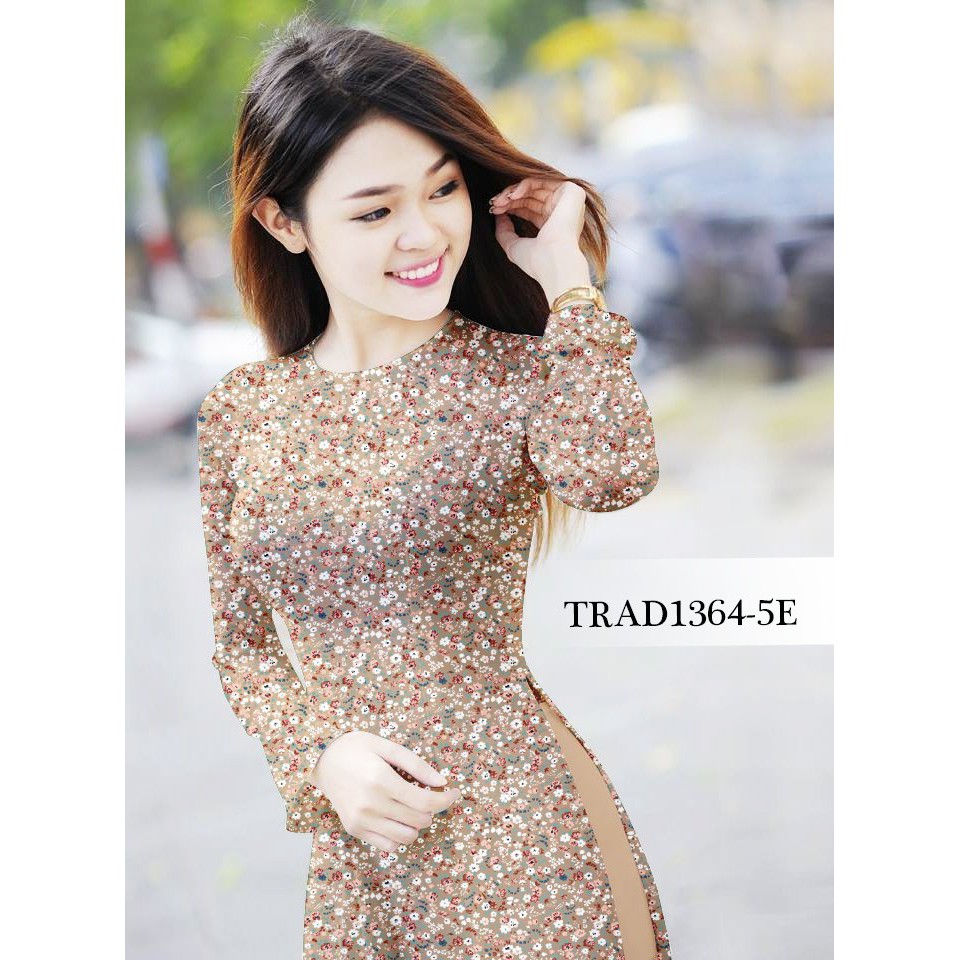 VẢI ÁO DÀI TẰM Ý-HỌA TIẾT HOA SIÊU NHÍ-SIÊU DỄ THƯƠNG