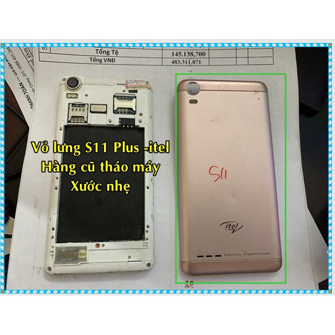 Vỏ lưng S11 plus - itel