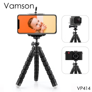 FLEXIBLE Tripod Mini Linh Hoạt Cho Gopro Hero 8 7 6 5 4 3 + 2 1 Cho Yi 4k Vp414