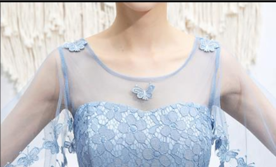 Đầm Phù Dâu Dáng Chữ A Thêu Họa Tiết Dễ Thương Dành Cho Nữ