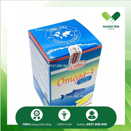 UBB Omega 3 - Viên dầu cá Mỹ _Khánh Tâm
