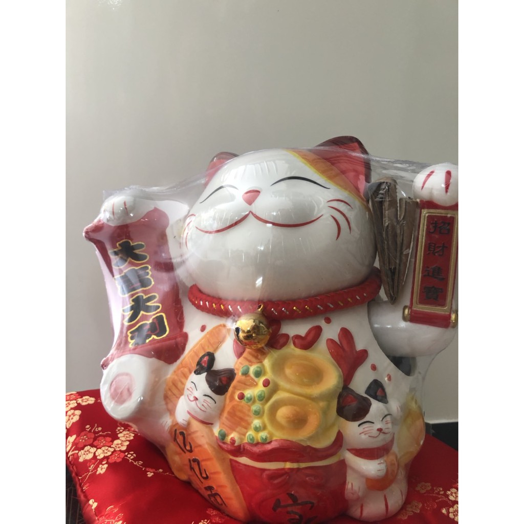 mèo đại phúc - mèo vẫy nhật bản 20cm