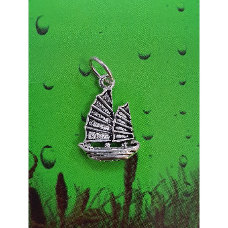 Charm bạc treo thuyền bườm - bạc 925