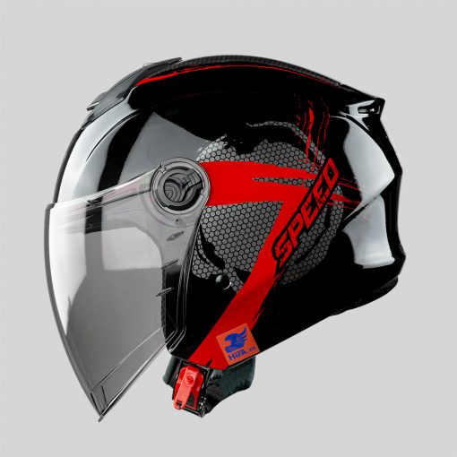 Mũ bảo hiểm 3/4 ROYAL XH01 tem LEOPARD 1 kính chính hãng