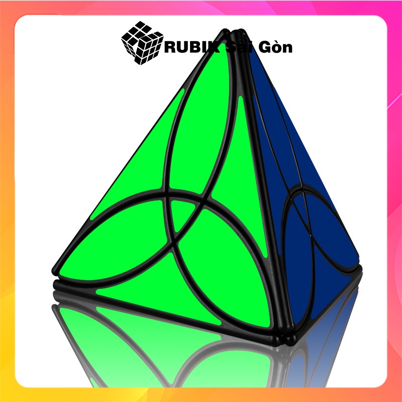 Rubik Biến Thể Tam Giác Clover Pyraminx Mastermorphix Cube Rubic QiYi Kim Tự Tháp Đẹp Xoay Trơn Mượt Cực Khó
