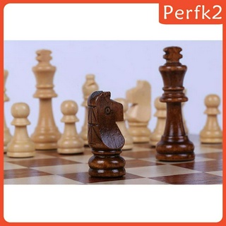 Tournament Handcrafted Wooden Carved Chess Set Folding Chessboard Wood Board