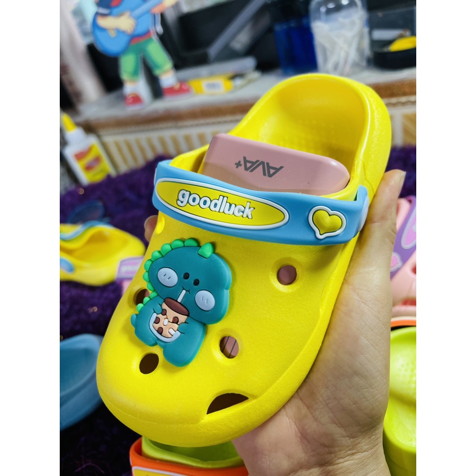 Dép Cross Cho Bé Hình Cute , Chống Trơn Trượt , Đủ Màu Sắc Và Size Để Lựa Chọn