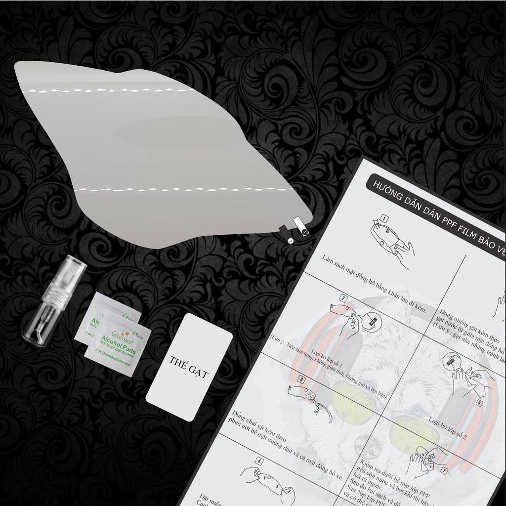 Miếng dán PPF TPU bảo vệ mặt đồng hồ xe FUTURE 125I WAVE 125I 2012 đến 2024 - HONDA FUTURE 125 WAVE 125
