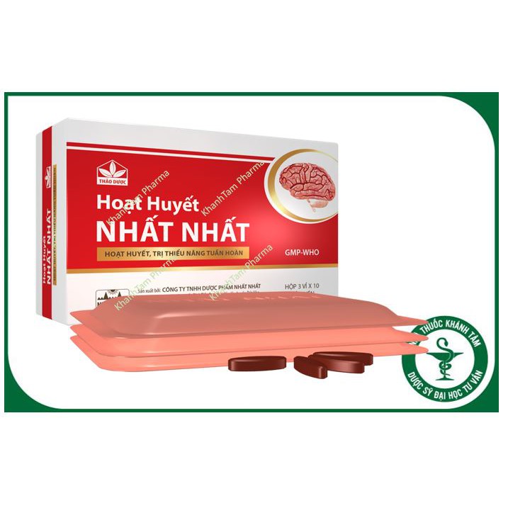 (Chính hãng) Hoạt Huyết Nhất Nhất - ngừa tai biến , đột quỵ