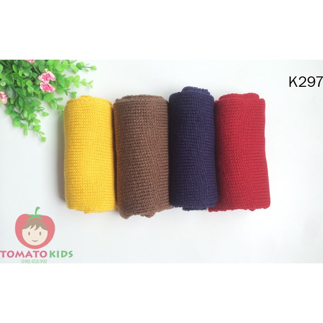Khăn ống len phong cách hàn quốc cho bé ( quấn 2 vòng)