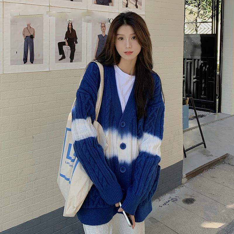 Áo khoác Cardigan cổ chữ V thời trang xuân thu cho nữ | BigBuy360 - bigbuy360.vn