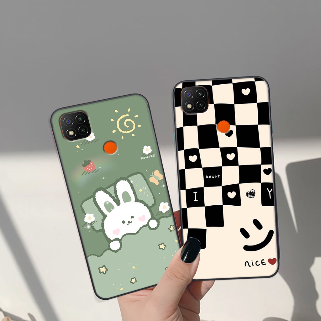 Ốp lưng Xiaomi REDMI 9C in hình Gấu nâu - hồng, Gấu Be@rick  cực CUTE, DỄ THƯƠNG