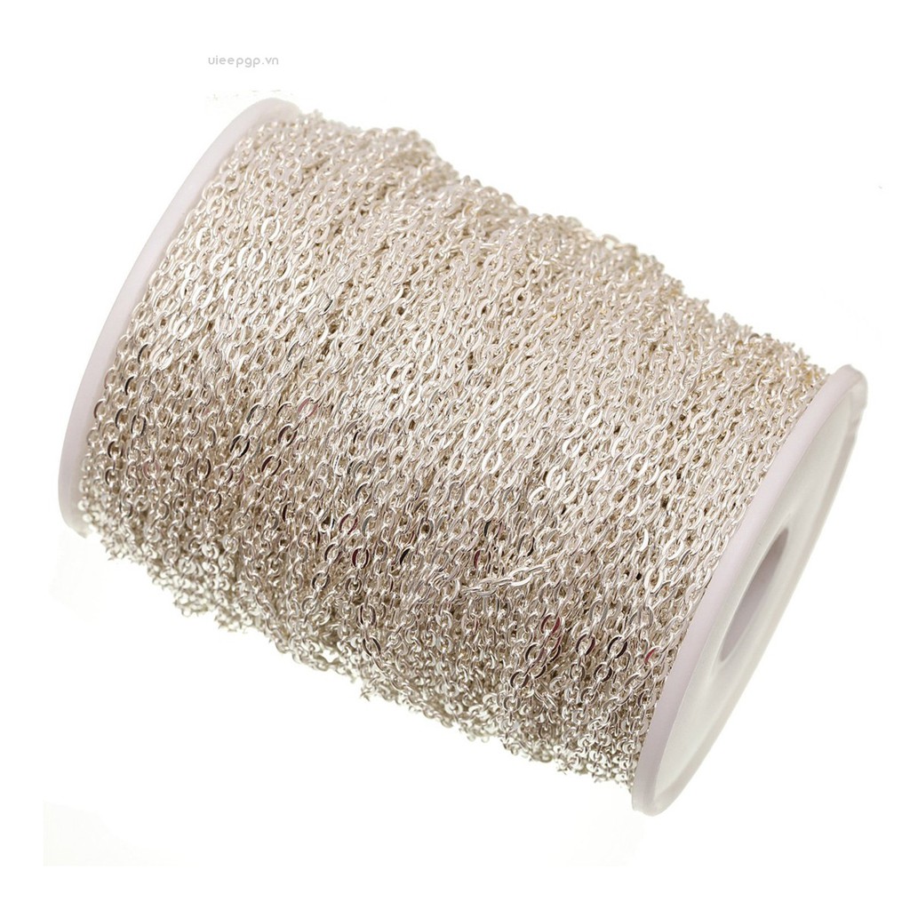 Uieepgp Dây Cáp Kim Loại Dạng Hở Mạ Vàng Bạc Dài 5m 4 Màu Sắc Để Tìm Trang Sức