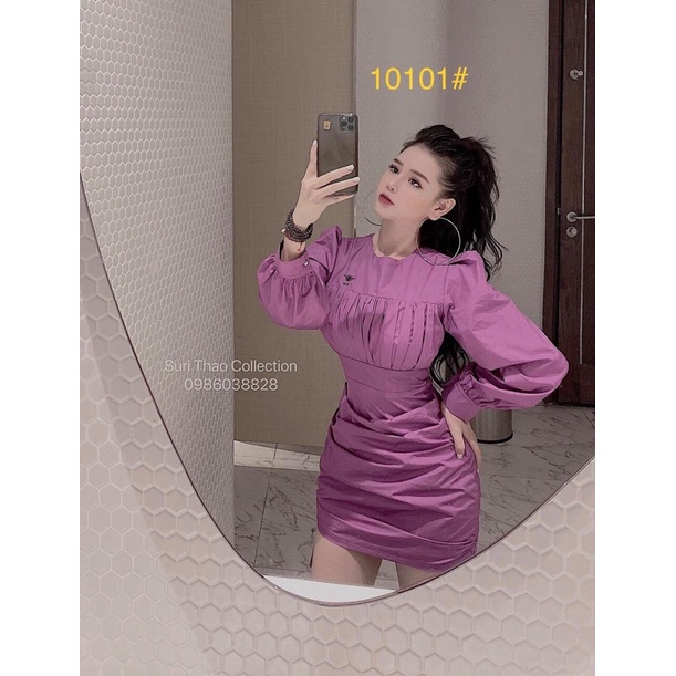 G13. 10101. ĐẦM KIỂU ÔM BODY DÂY RÚT 2 BÊN HÔNG