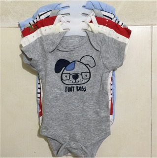 Set 5 bộ body chip sơ sinh từ 3 -12 tháng