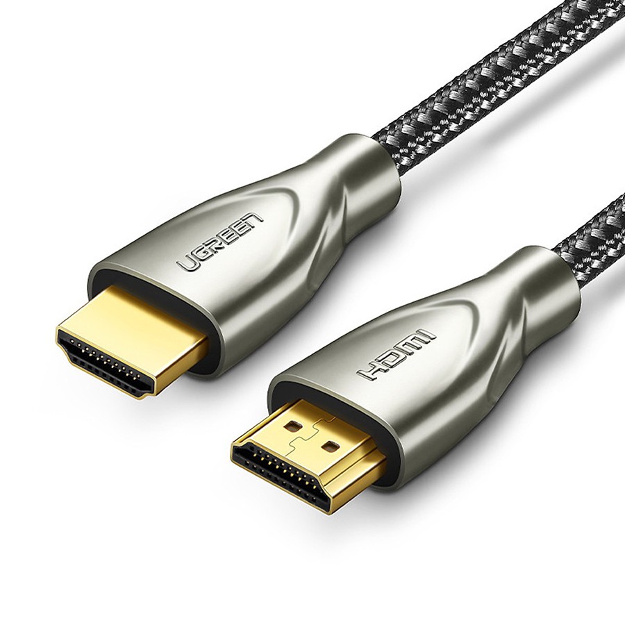 Cáp HDMI 2.0 Carbon Ugreen 50107 dài 1,5m chuẩn 4K,2K/60Hz chính hãng - HapuStore