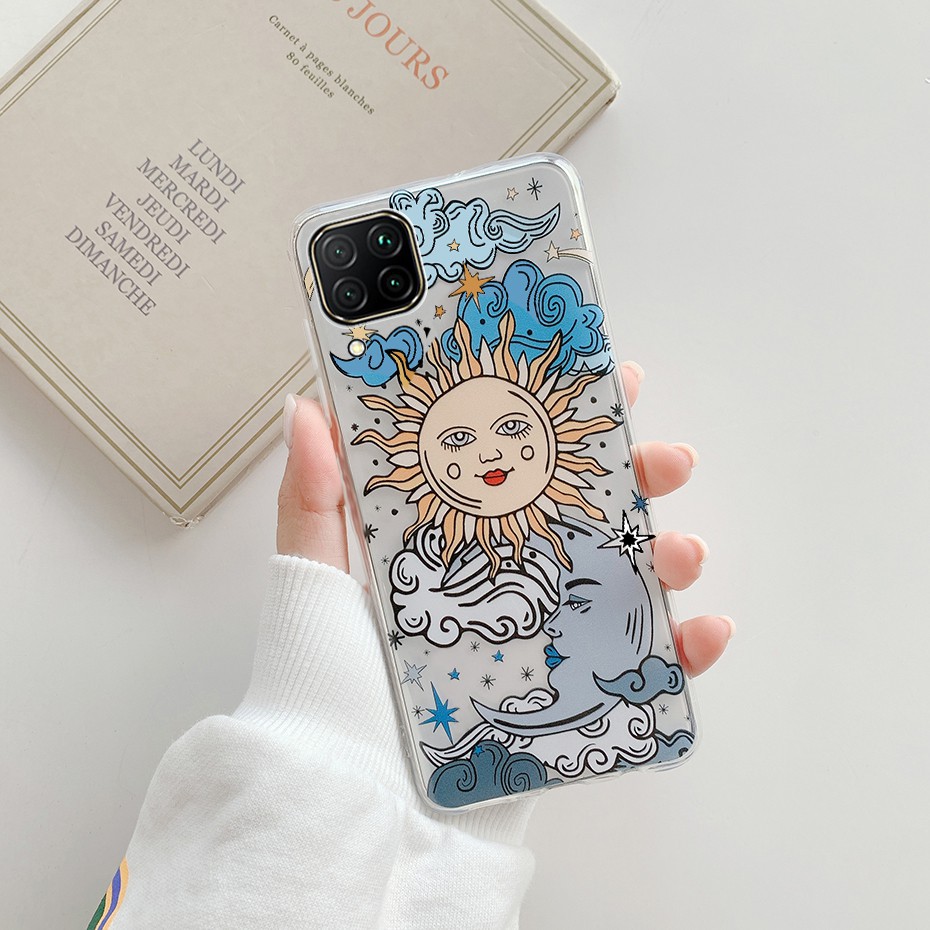 Ốp điện thoại silicon TPU mềm trong suốt xinh xắn cho Samsung Galaxy A12 A42 5G 2020