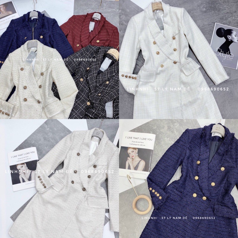 áo dạ sweet dáng dài sale
