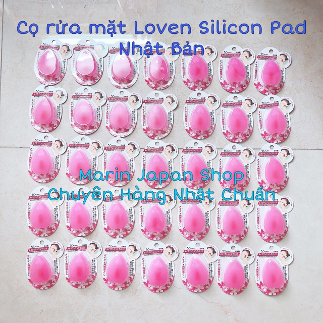 (Sale 60k->45k) Cọ rửa mặt Silicon mềm Loven Make Cleansing Pad Nhật Bản | BigBuy360 - bigbuy360.vn