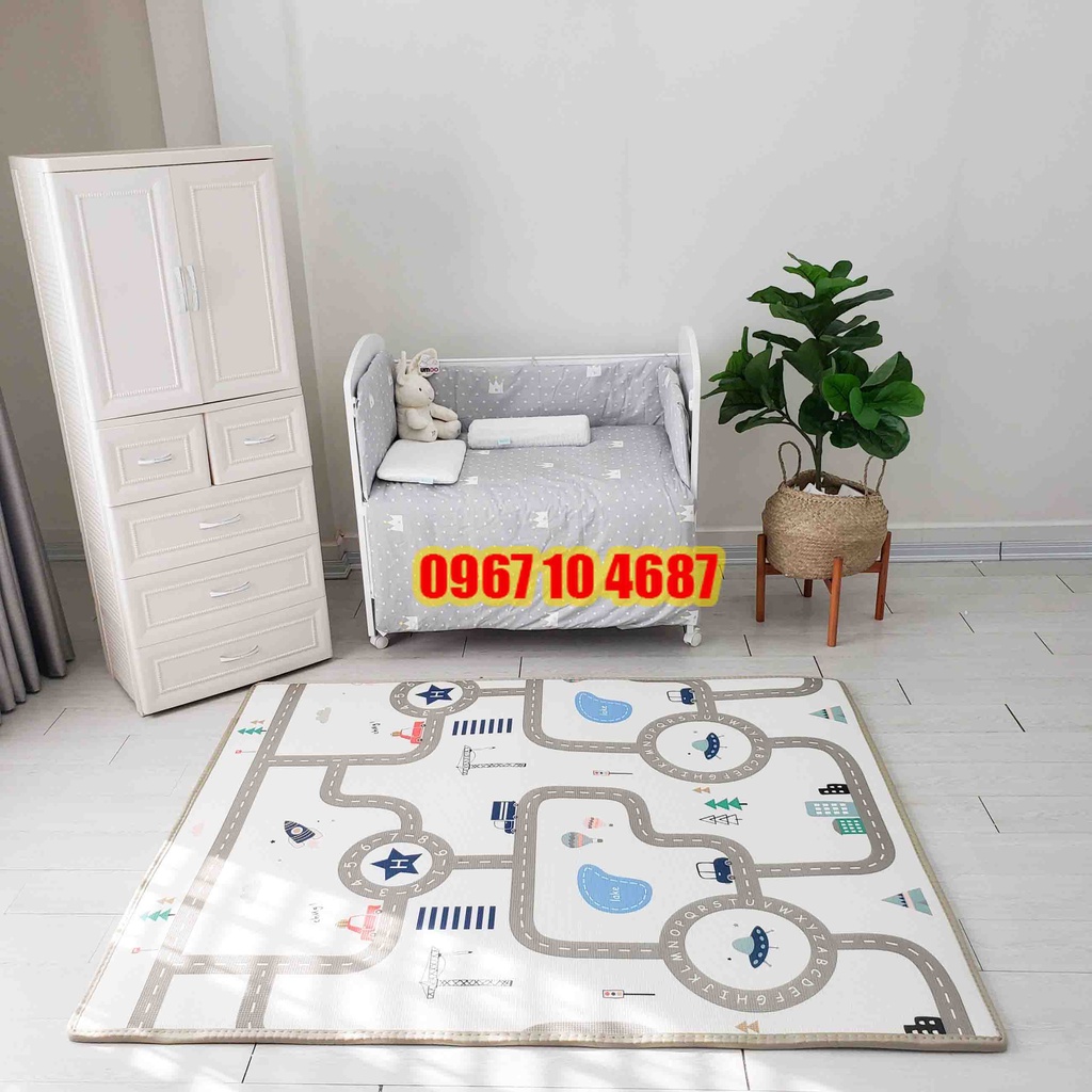 Thảm cuộn cho bé Umoo dày dặn, không mùi, không thấm nước