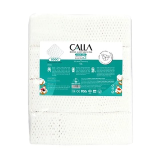 Combo 10 gói bông tẩy trang Hạt Massage CALLA gói 0,5kg - Chính hãng Bông bạch Tuyết