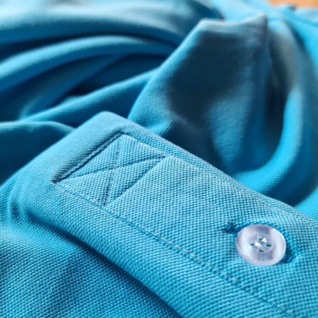 Áo thun nam tay ngắn có cổ vải cá sấu cotton mềm thấm hút mô hôi tốt mặc BAO MÁT loại áo polo trơn ATCS02