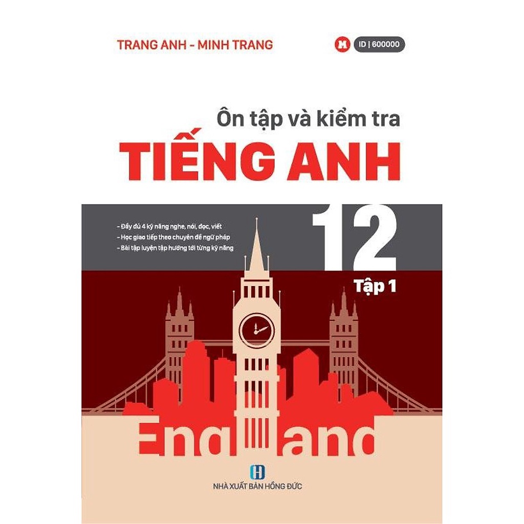 Sách Ôn tập và kiểm tra Tiếng Anh 12 Tập 1 cô Trang Anh