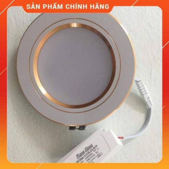 [FreeShip] Đèn Âm Trần Dowlight chính hãng Rạng Đông ( 7W Khoét Lỗ Tường 90, đổi 3 màu). MODEL: D AT02L ĐM 90/7W Huy Anh