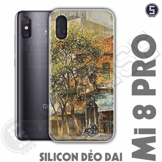 Ốp điện thoại Xiaomi Mi 8 Pro Dẻo Chống Shock Nhiều Mẫu Tuyển Tập 14 Phố Cổ Sơn Dầu A2007-CL14