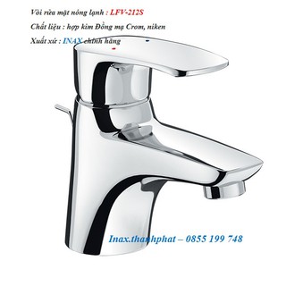 Vòi chậu rửa mặt / lavabo nóng lạnh inax lfv-212s
